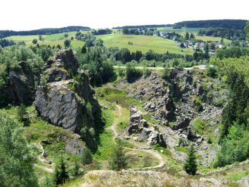 Die Binge in Geyer - Foto: W. Eidner