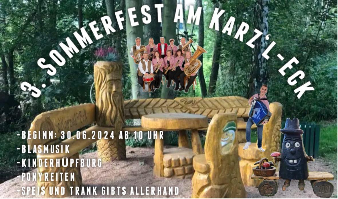 Auerbacher Karzeleck Plakat Kazelfest am 30 06 2024