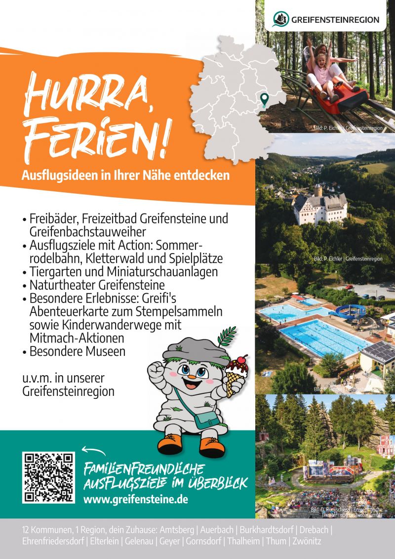 A4 Sommeranzeige Greifensteinregion Hochformat