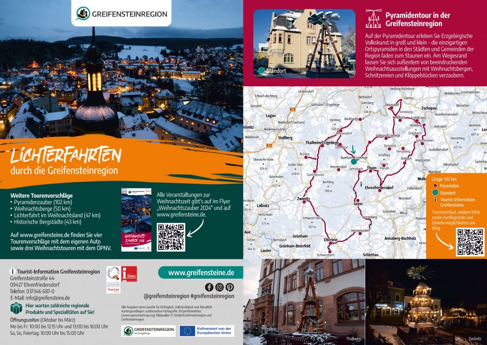 Auerbach Pyramiden und Lichtertour 2025