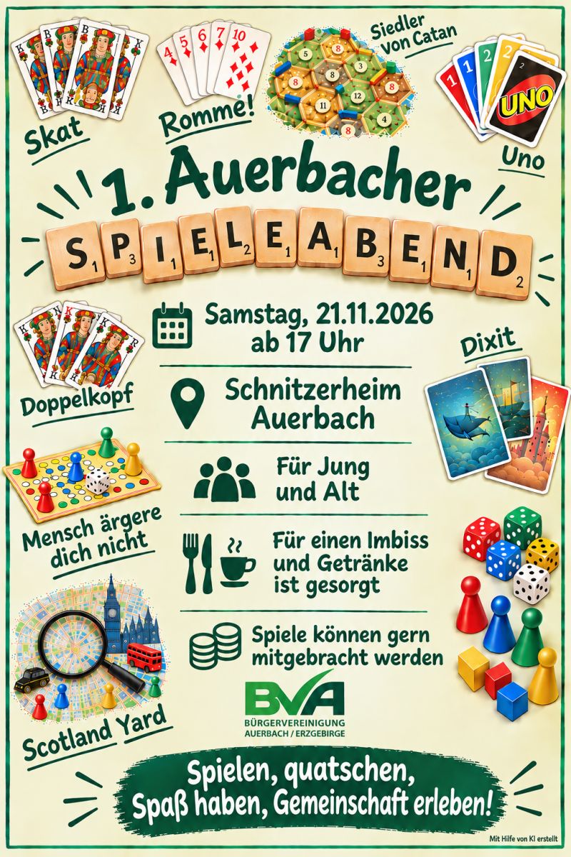 BVA Einladung zum 1 Auerbacher Spieleabend am 21 11 2026