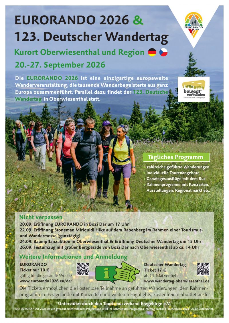 EURORANDO Wandertag Plakat A4 1kl