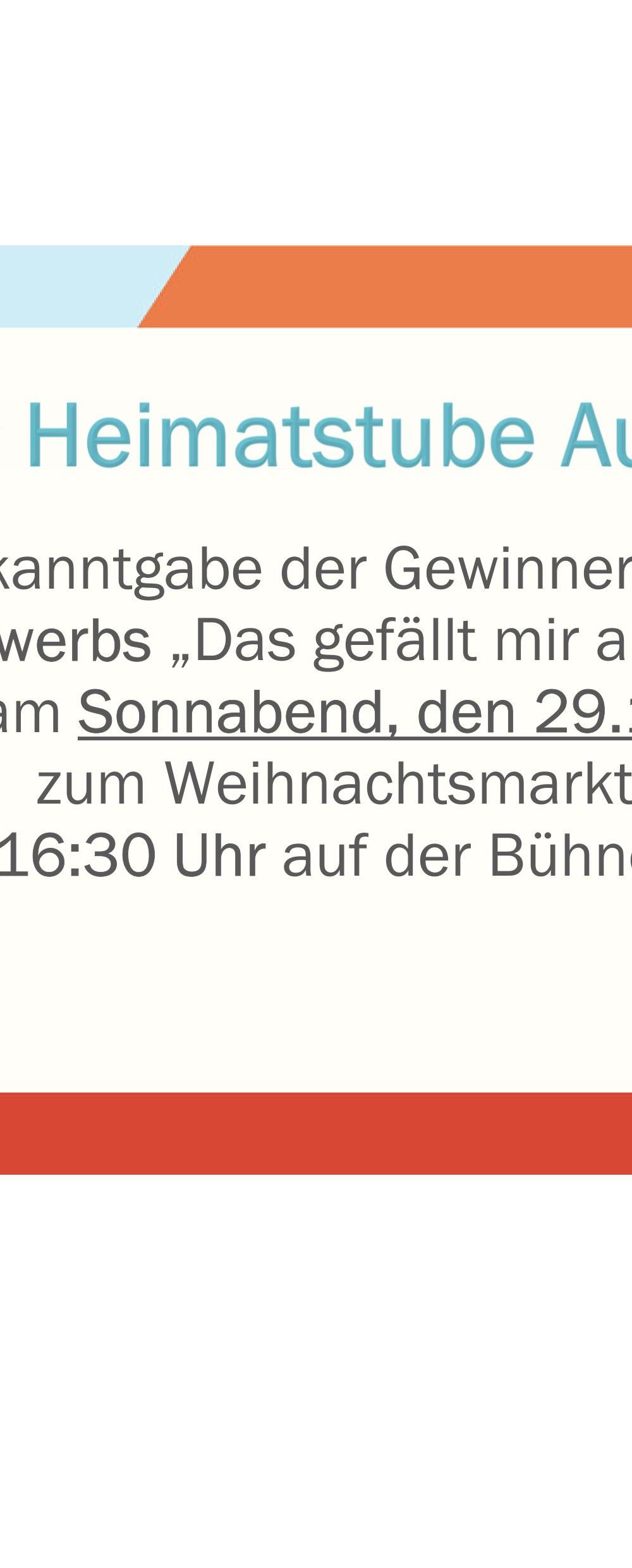 Heimatverein Auerbach Bekanntgabe Gewinner Malwettbewerb